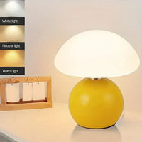 Glarefusion French Cream Mushroom Lamp