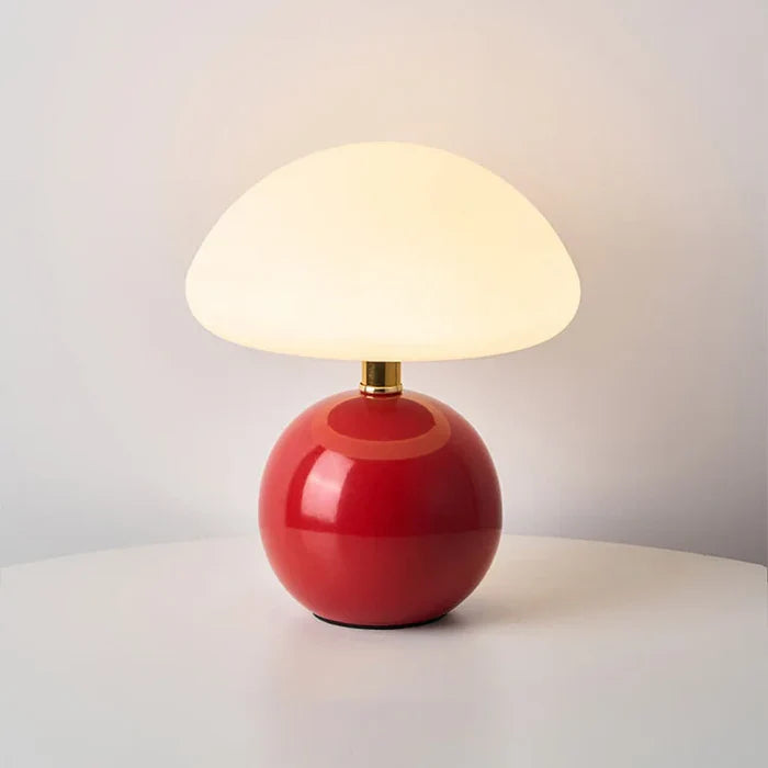 Glarefusion French Cream Mushroom Lamp