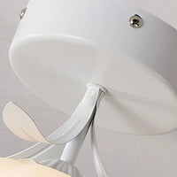 French-Style Stained Glass Flower Lamp