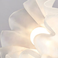 French-Style Stained Glass Flower Lamp