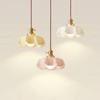 Nordic Modern Flower Glass Pendant Light