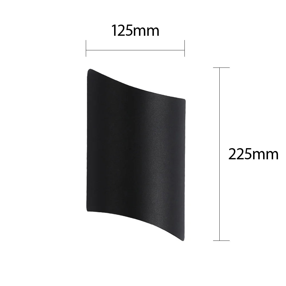 Eleganti applique da parete per esterni nere impermeabili e funzionali