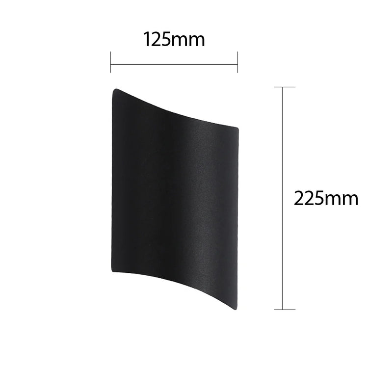 Stylish Functional Waterproof Black Outdoor Wall Lights