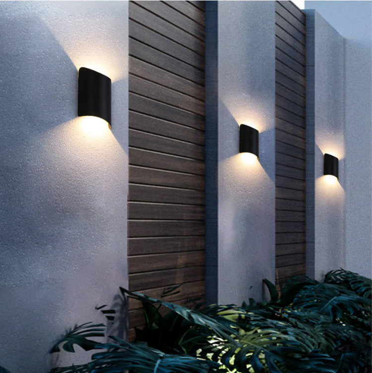 Stylish Functional Waterproof Black Outdoor Wall Lights