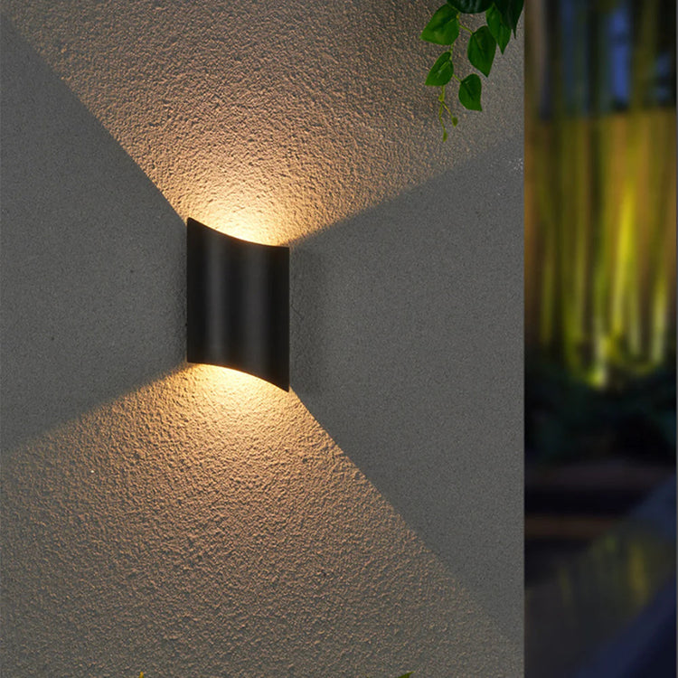 Stylish Functional Waterproof Black Outdoor Wall Lights