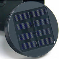 Solenergi svart trädgårdsgolvljus