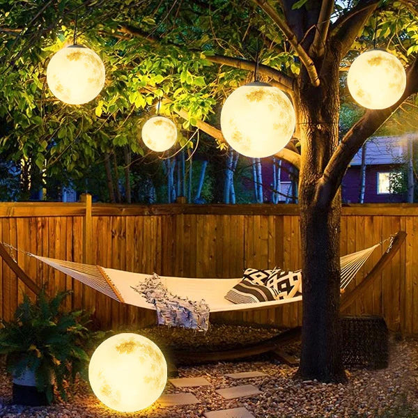 Mondgarten Outdoor -Anhänger Licht