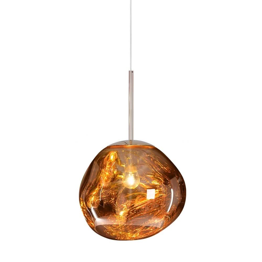 Lampada a sospensione Glarefusion Chic in vetro fuso