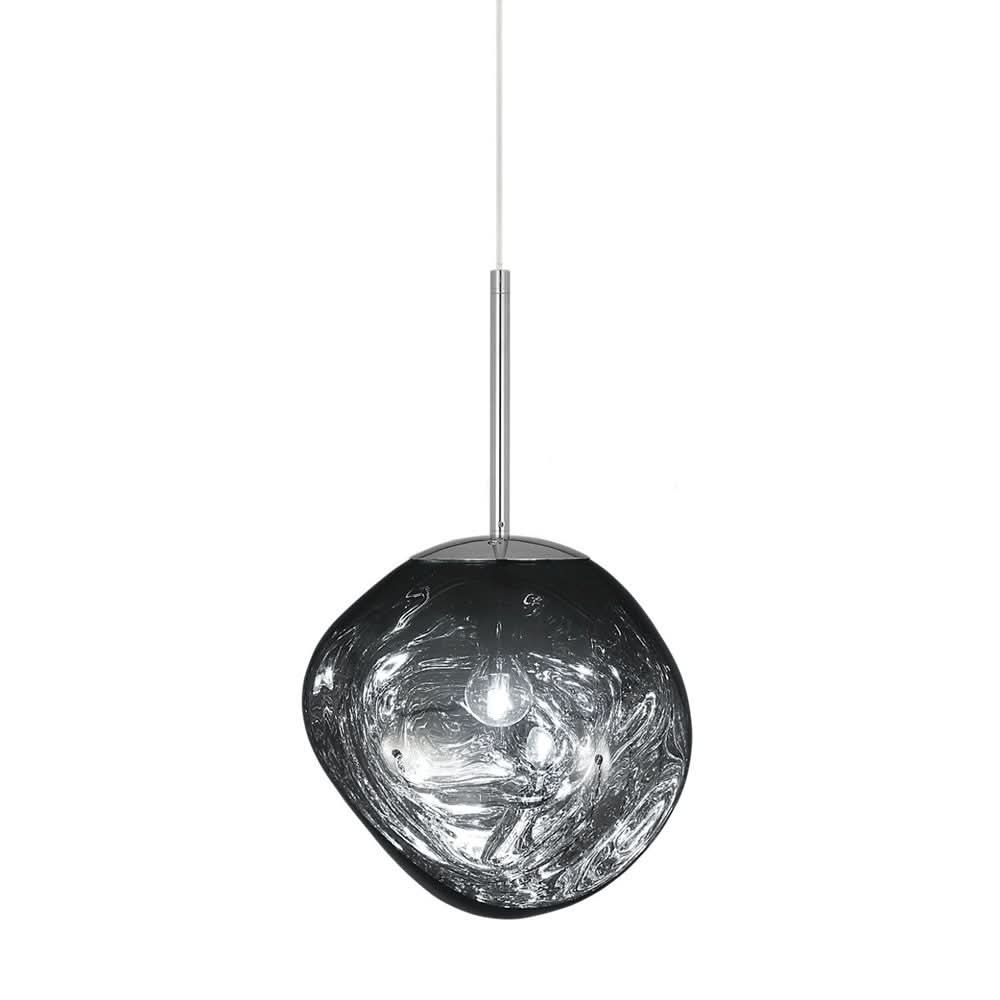 Lampada a sospensione Glarefusion Chic in vetro fuso