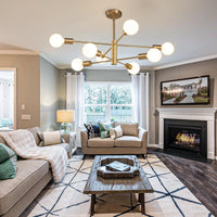 Stylish Chic Glowing Globe Chandelier