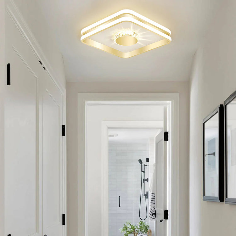 Moderne smart krystal loftslampe
