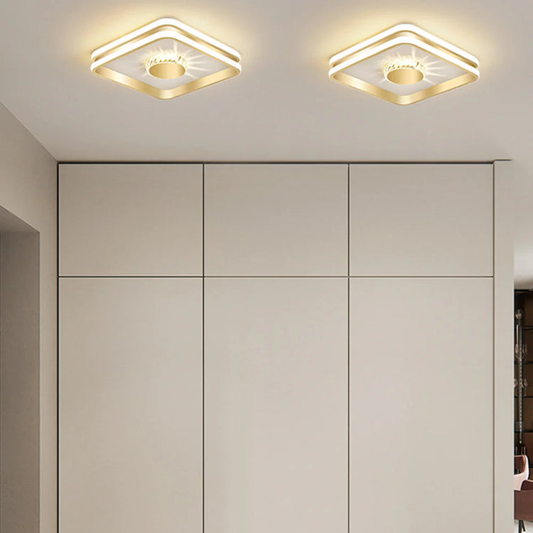 Moderne smart krystal loftslampe