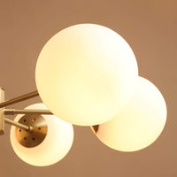 Nordic Ball Cream Glass lysekrone