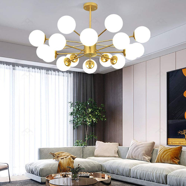 Nordic Ball Cream Glaslysekrone