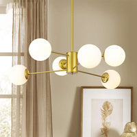 Nordic Ball Cream Glass lysekrone