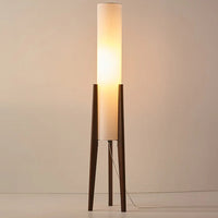 Solid Walnut Wood Floor Lamp