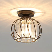 Plafonnier en verre de forme de lanterne créative moderne