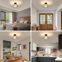 Moderne kreative lanterne form glasloftlys