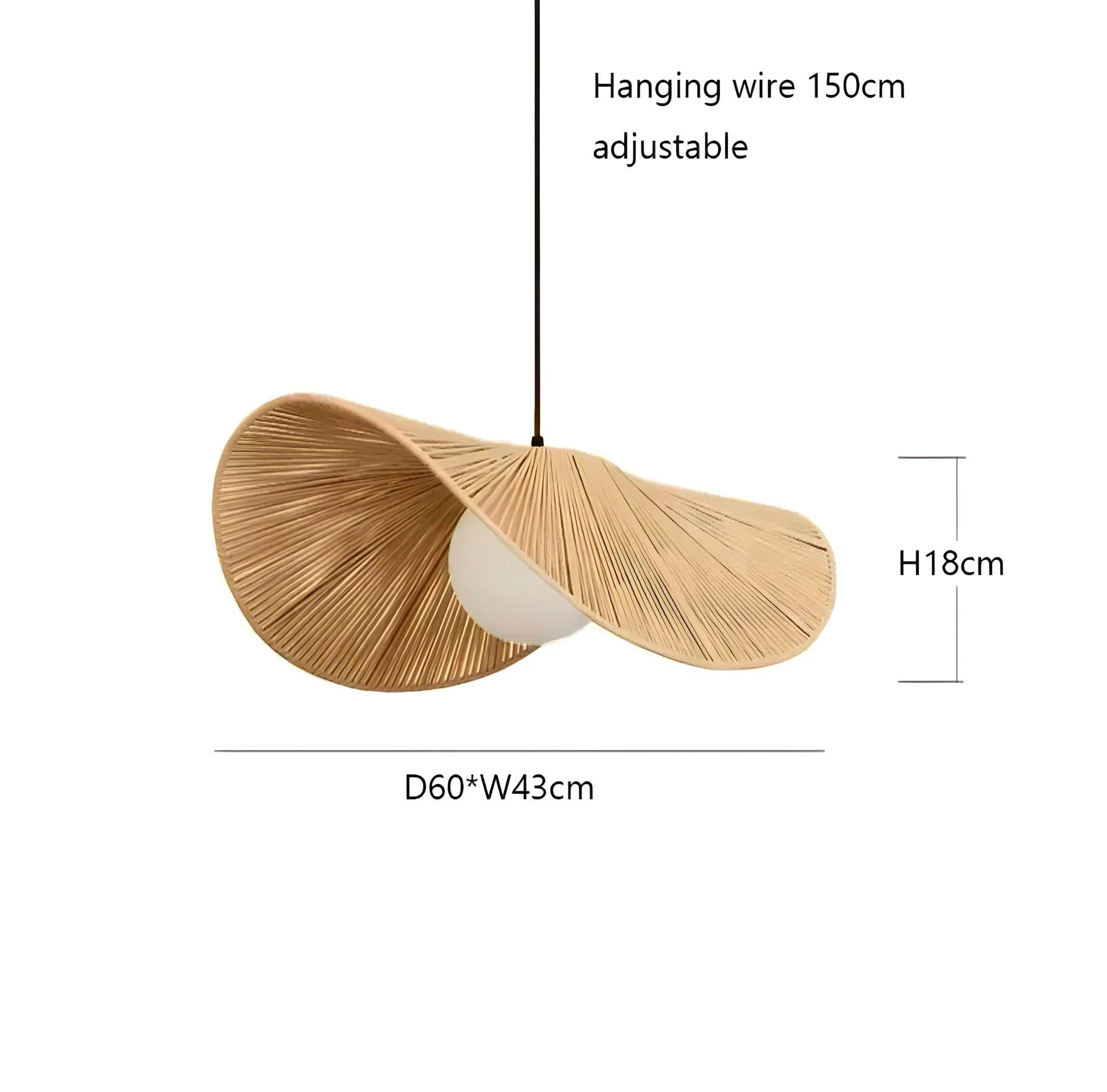 Lampada a sospensione Creative Zen Glow Woven