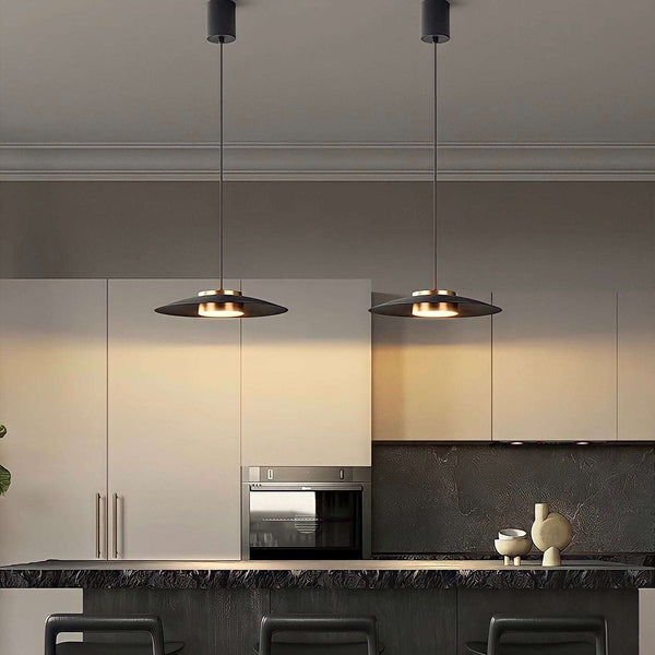 Nordic Minimal Disc Metal Pendant Light