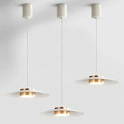Lampada a sospensione a disco in metallo minimalista nordico