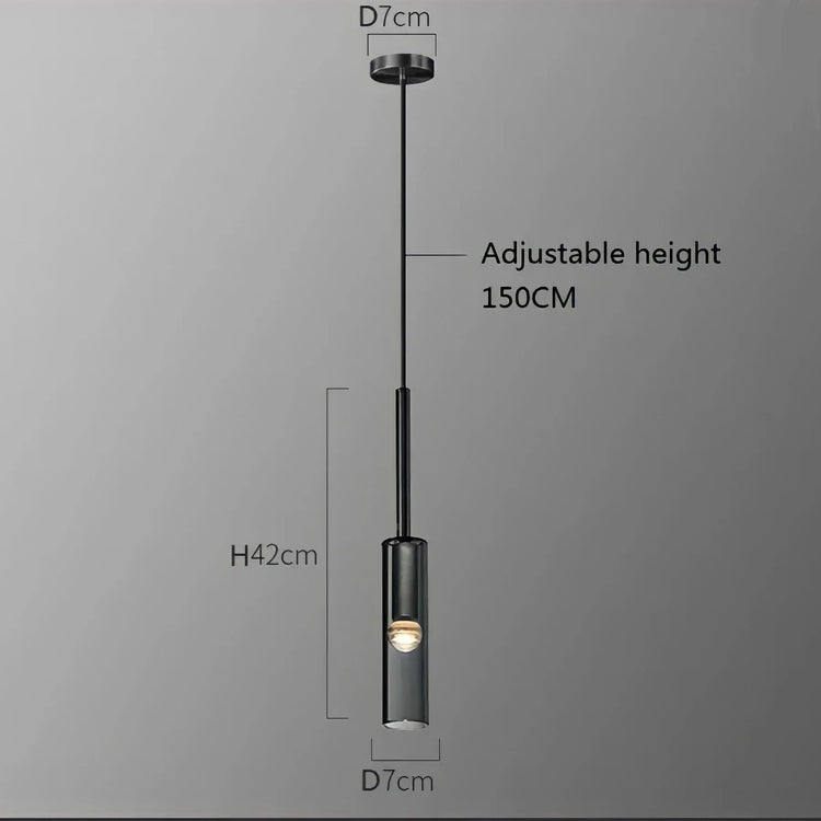 Nordic Modern Glass Branch LED Pendant Light