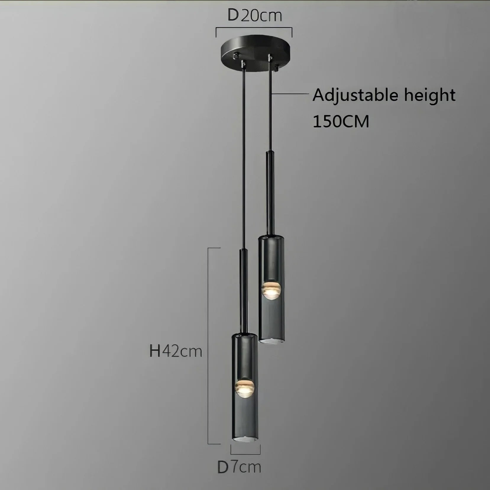 Nordic Modern Glass Branch LED Pendel