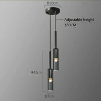 Nordic Modern Glass Branch LED Pendant Light