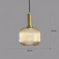 Nordic Elegance Glass Pendant Light
