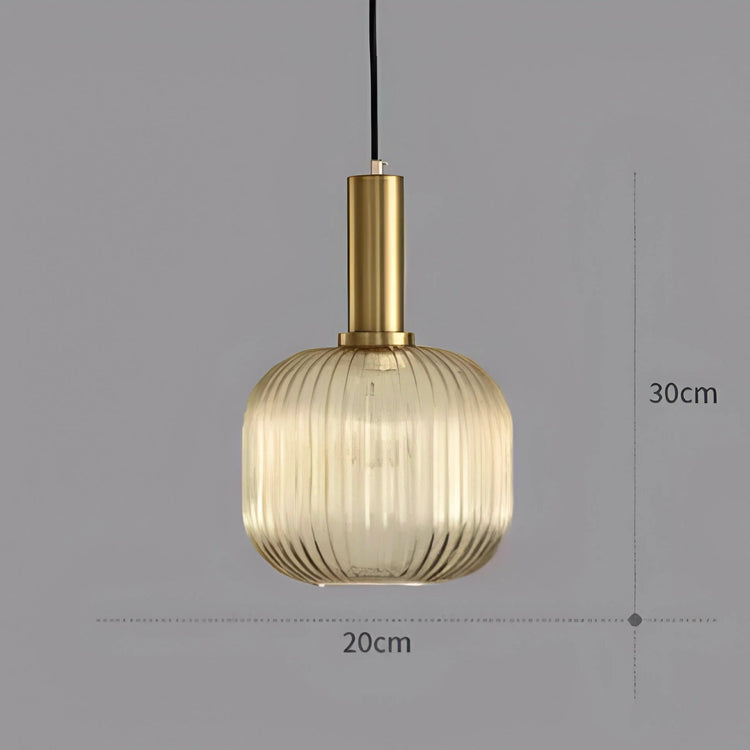 Nordic Elegance Glass Pendant Light
