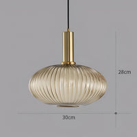 Nordic Elegance Glass Pendant Light