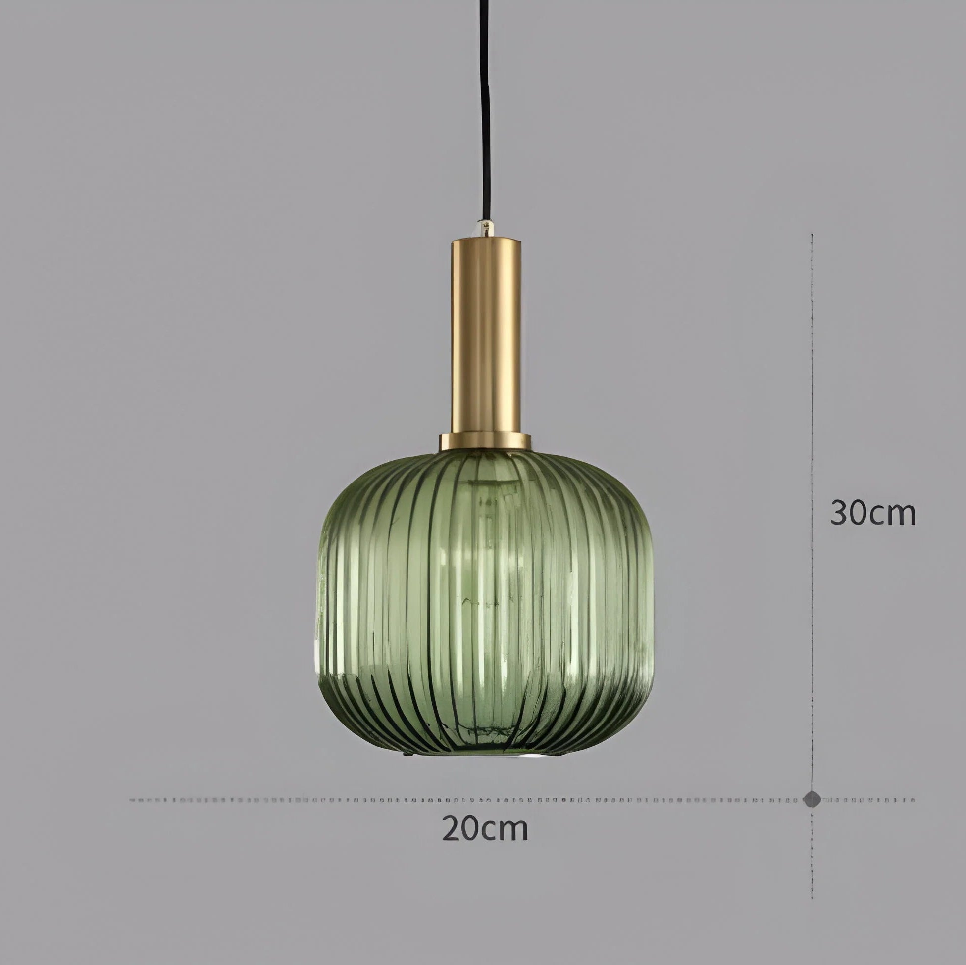 Lampada a sospensione in vetro Nordic Elegance