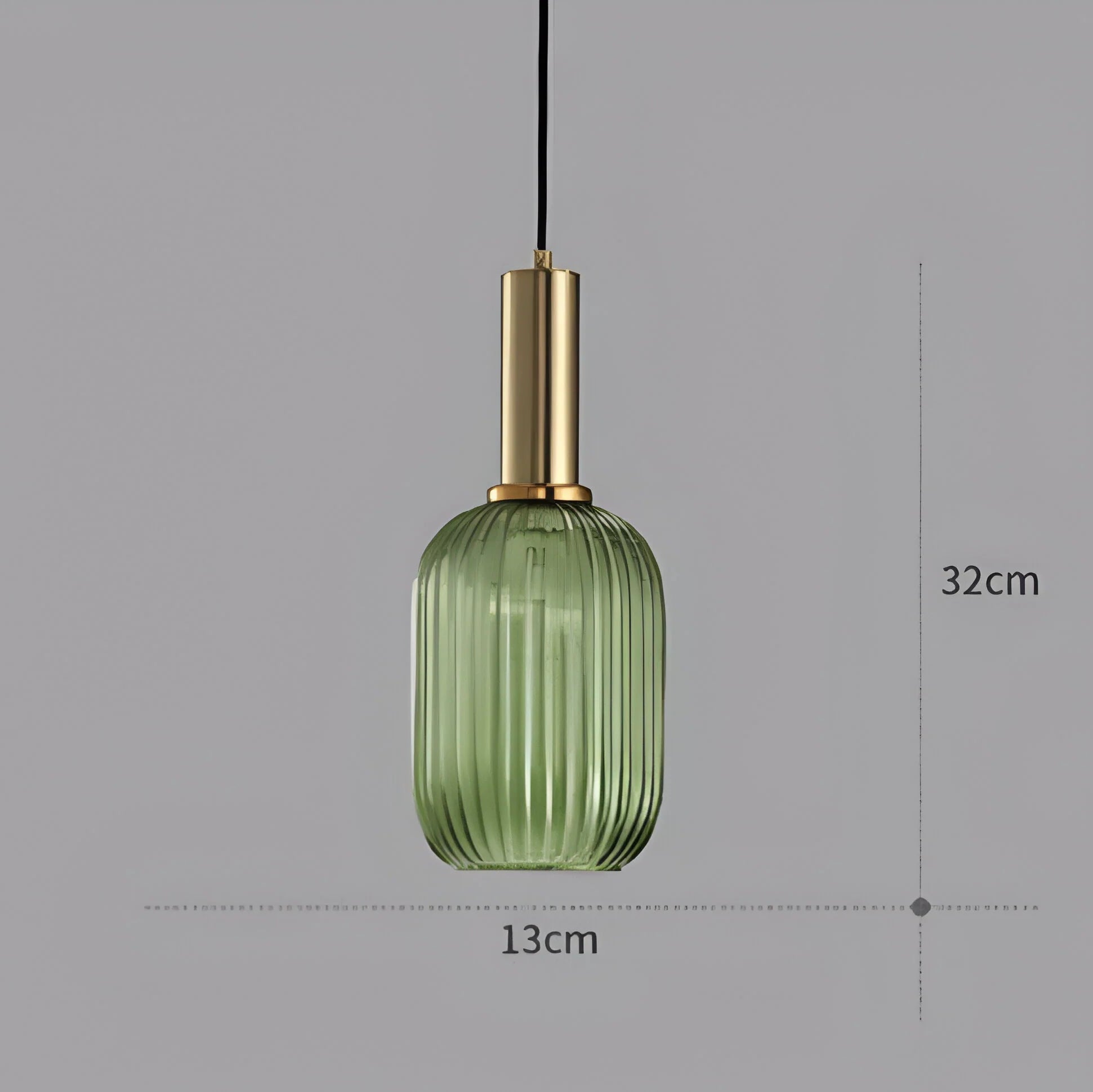 Lampada a sospensione in vetro Nordic Elegance