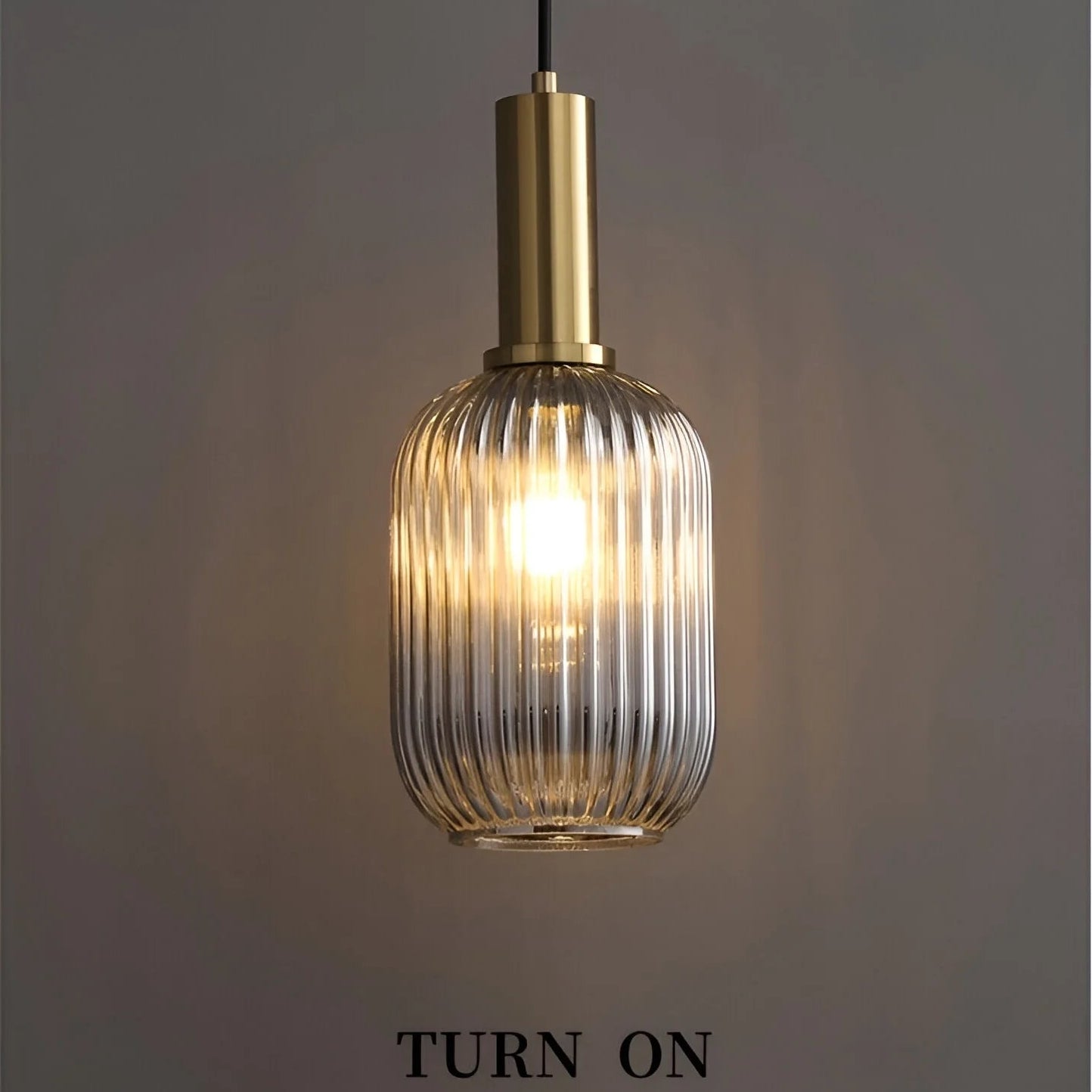 Lampada a sospensione in vetro Nordic Elegance