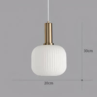 Nordic Elegance Glass Pendant Light