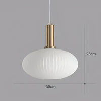 Nordic Elegance Glass Pendant Light
