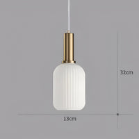 Nordic Elegance Glass Pendant Light