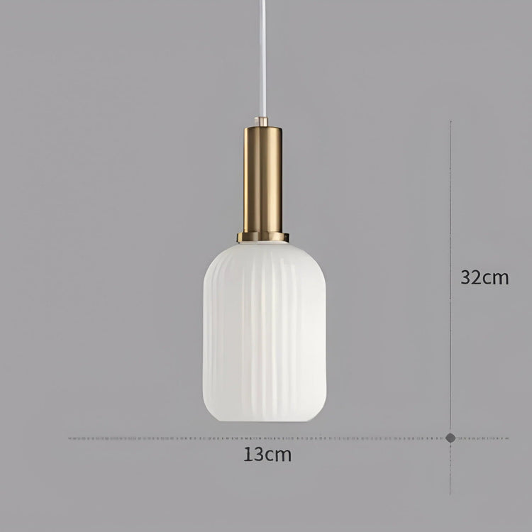 Nordic Elegance Glass Pendant Light