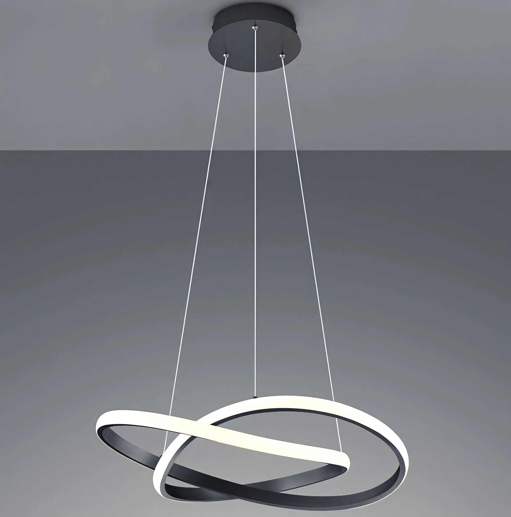 Lampada a sospensione a LED ad anello minimalista moderna