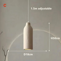 Moderne Serenity cylindrisk harpiks pendellampe