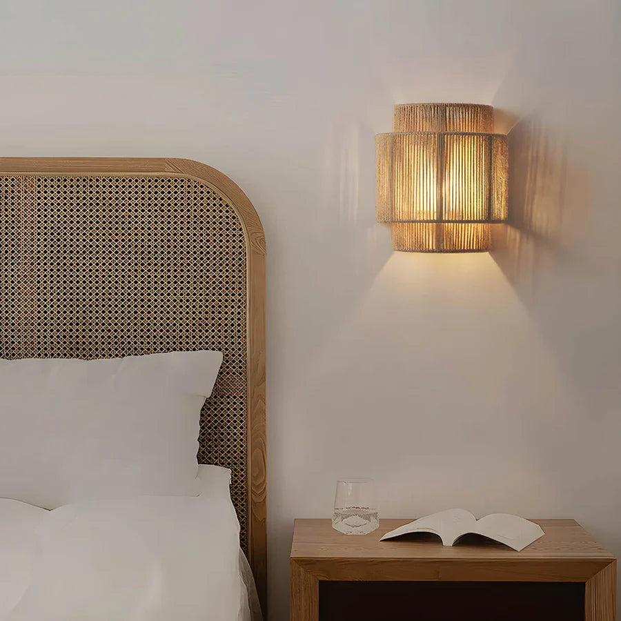 Vintage Glow Natural Wall Light
