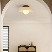 Modern Round Glass Ceiling Light