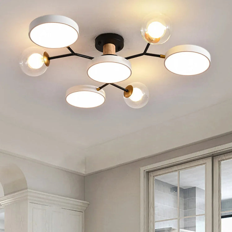 Moderne Multi Pærer Stue Loftslampe