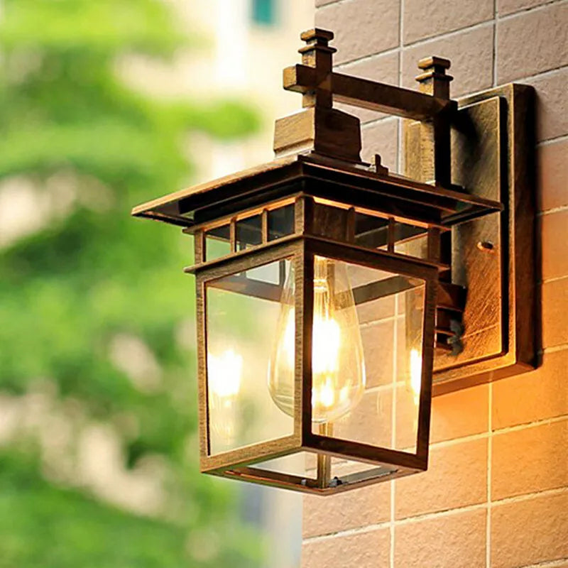 Luci d'ingresso a parete per villa da giardino in stile europeo