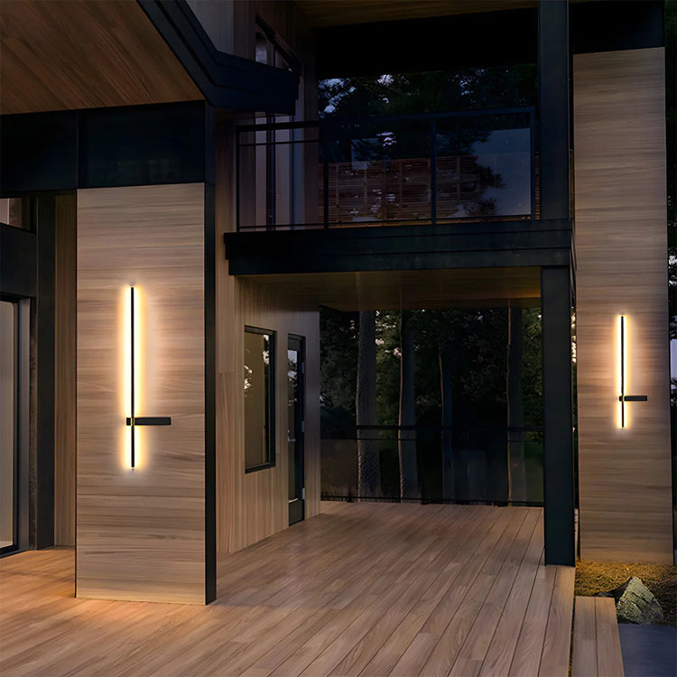 Modern Long Strip Outdoor LED Wall Lights