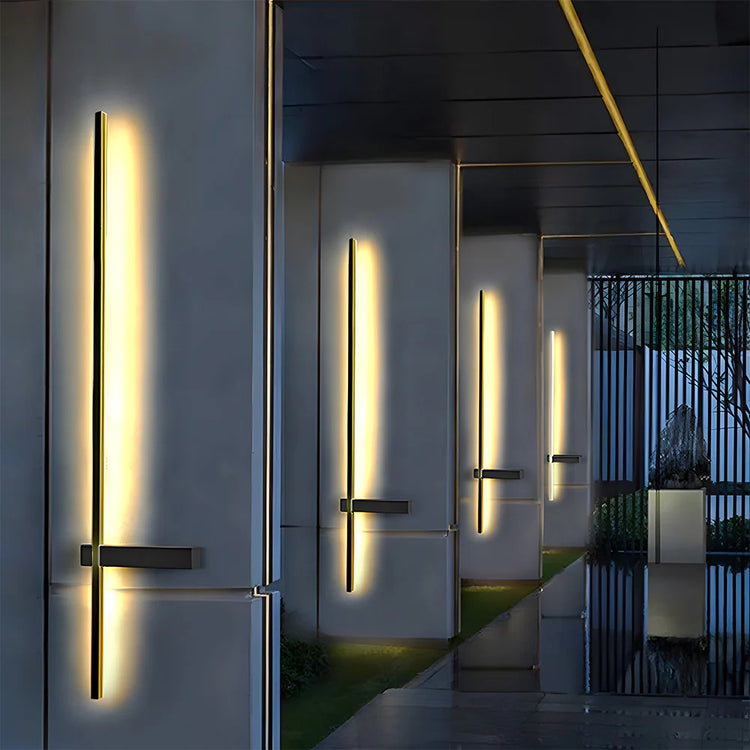 Modern Long Strip Outdoor LED Wall Lights
