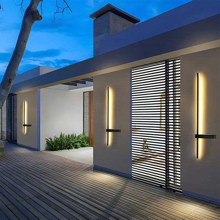 Modern Long Strip Outdoor LED Wall Lights