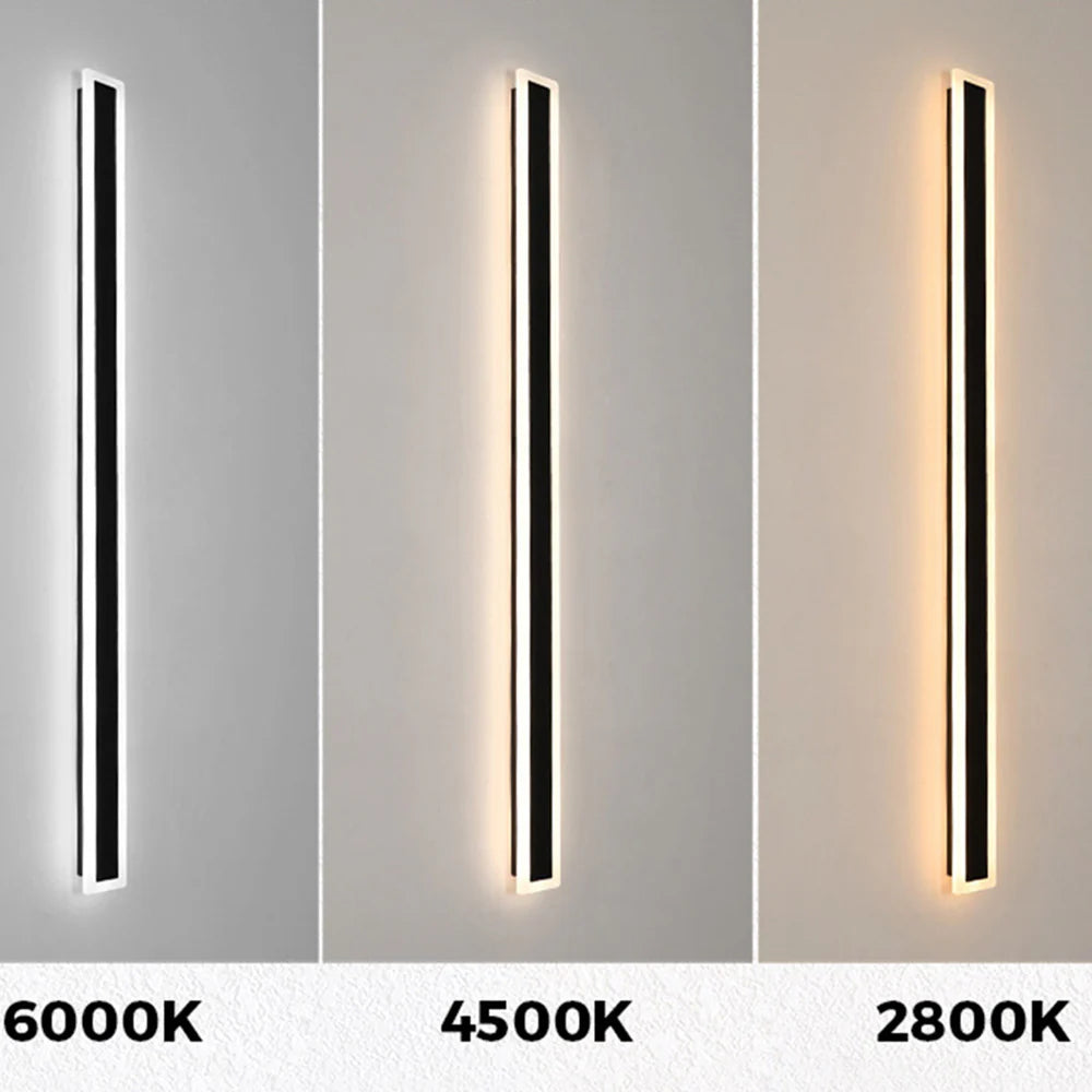 Lampade da parete a LED per esterni in acrilico dal minimalismo moderno