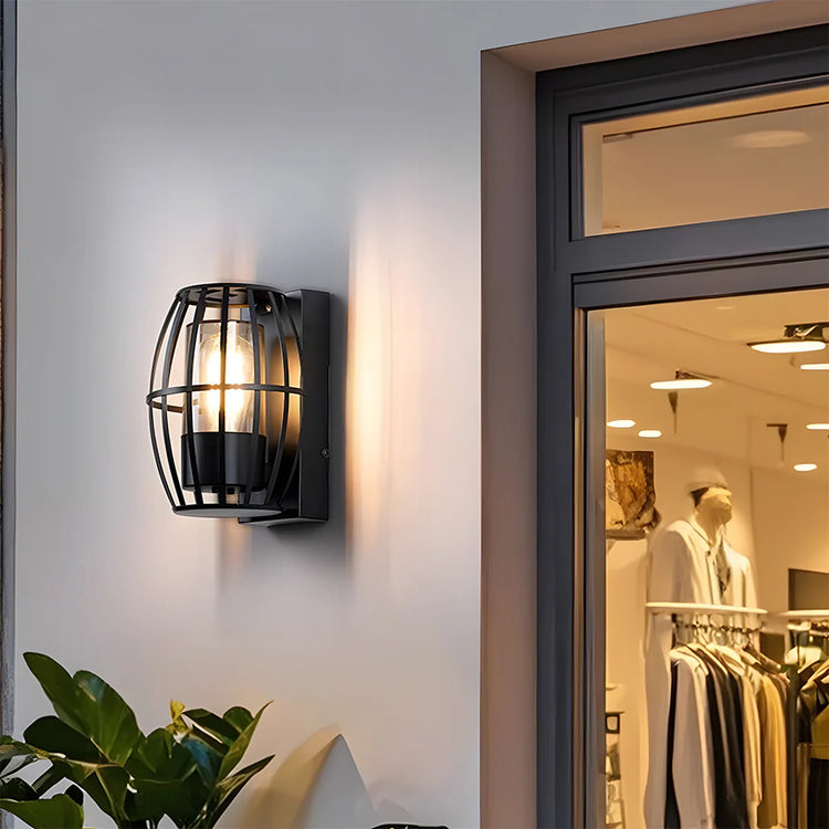 Lantern Waterproof Outdoor Wall Lamp