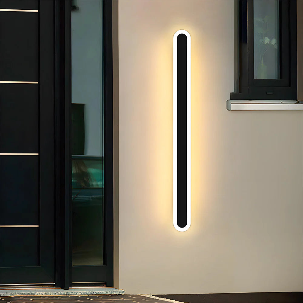 Applique murale LED étanche extérieure à tête ronde moderne
